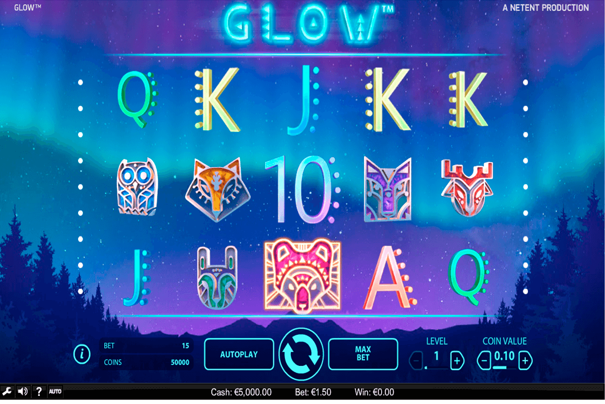 glow netent jogo casino online 