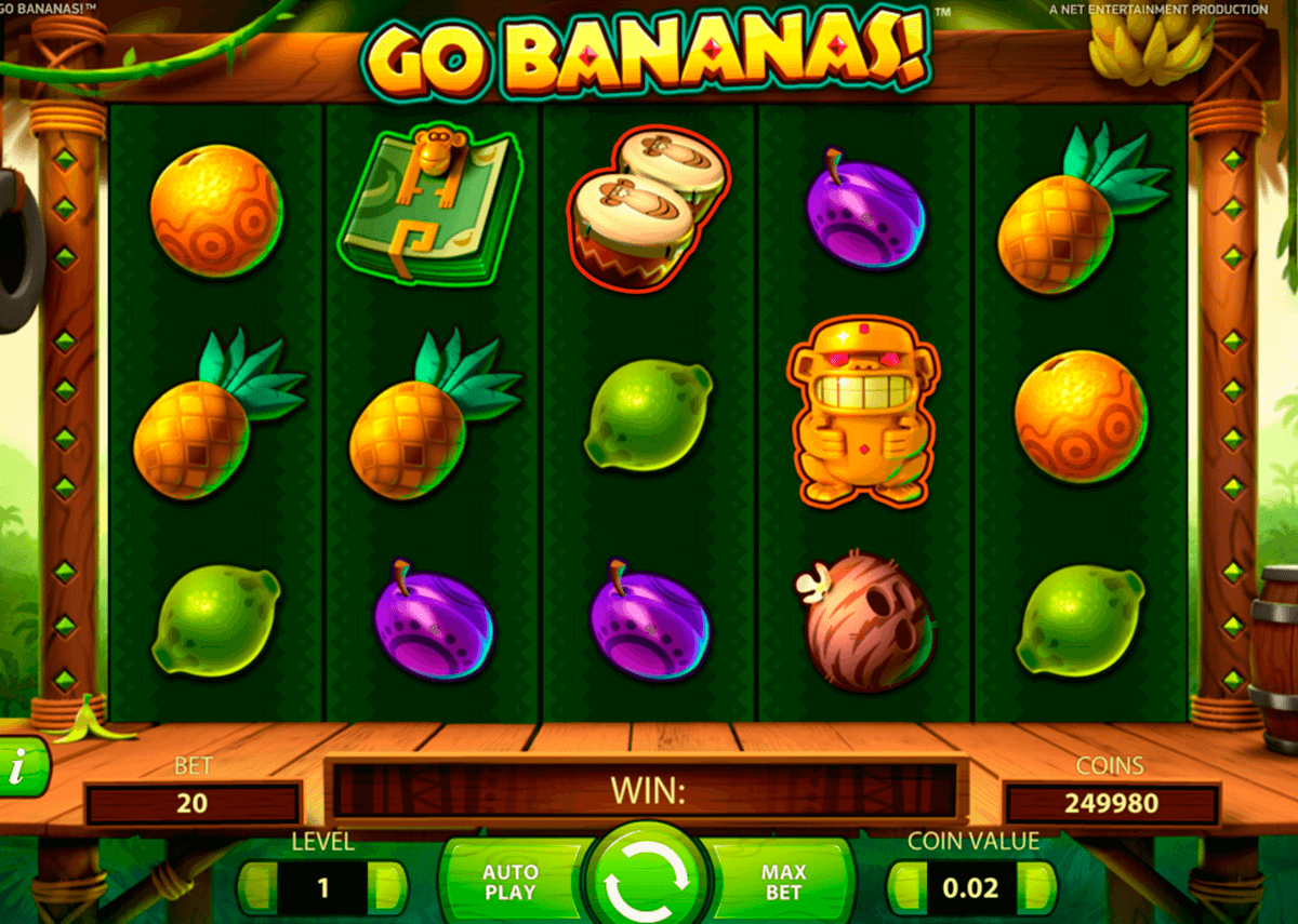 go bananas netent jogo casino online 