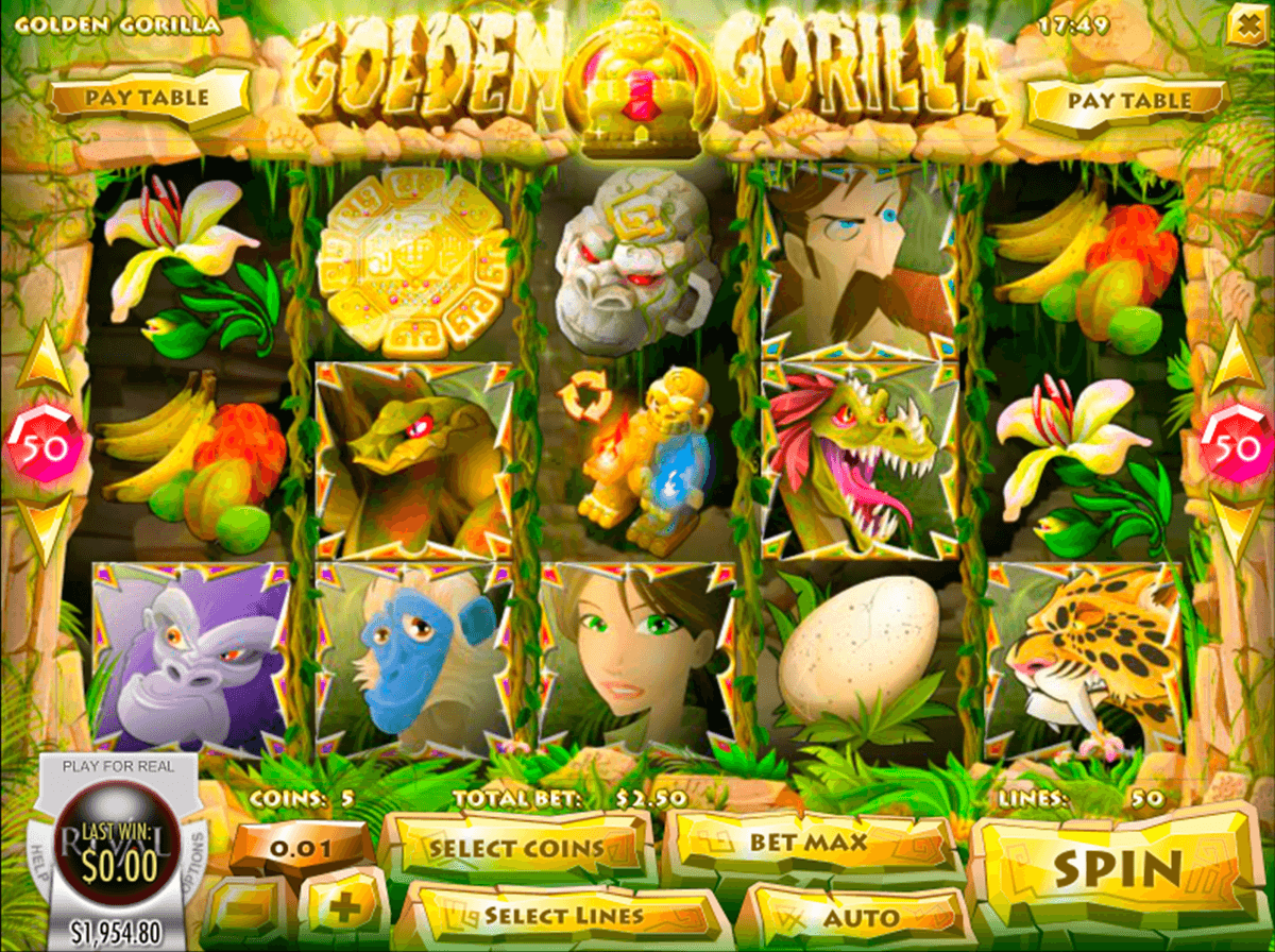 golden gorilla rival jogo casino online 