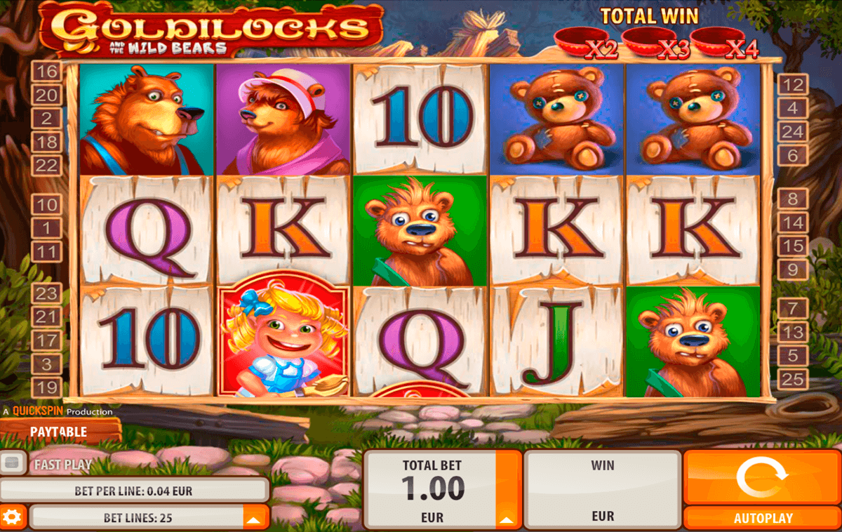 goldilocks quickspin jogo casino online 