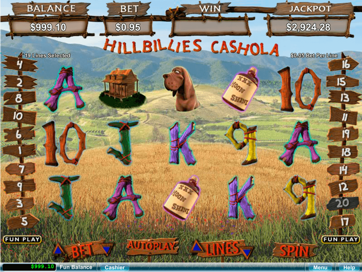 hillbillies cashola rtg jogo casino online 