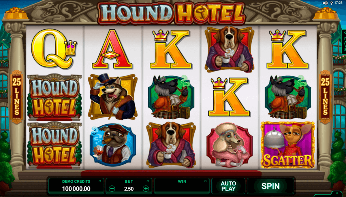 hound hotel microgaming jogo casino online 