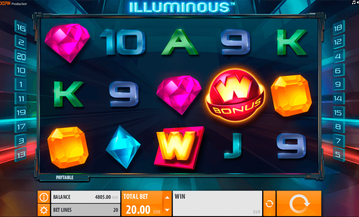 illuminous quickspin jogo casino online