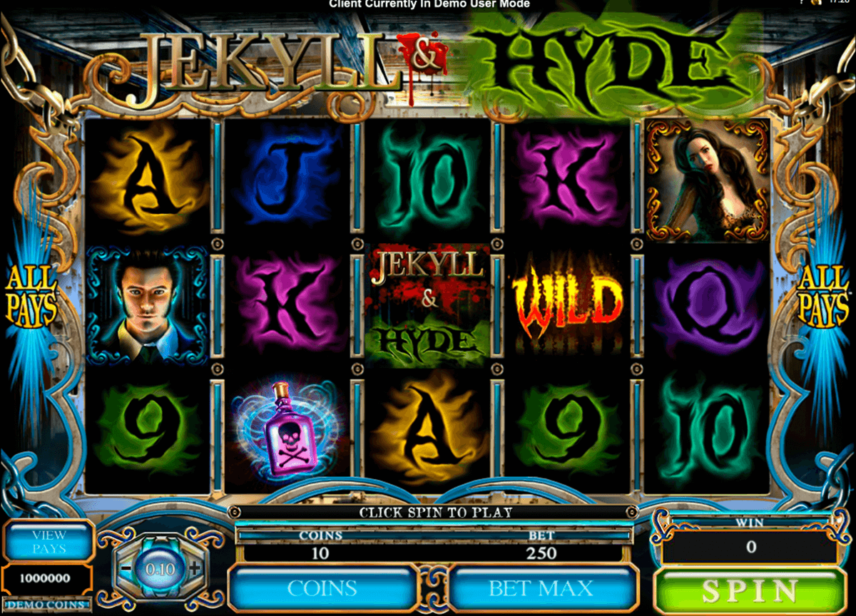 jekyll hyde microgaming jogo casino online 