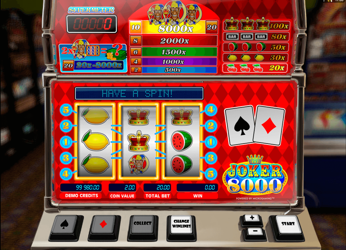 joker 8000 microgaming jogo casino online 