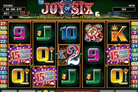 joy of six microgaming jogo casino online