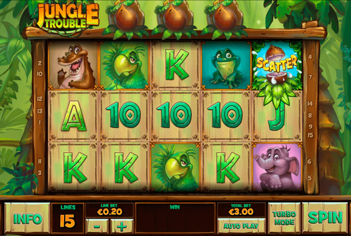jungle trouble playtech jogo casino online 