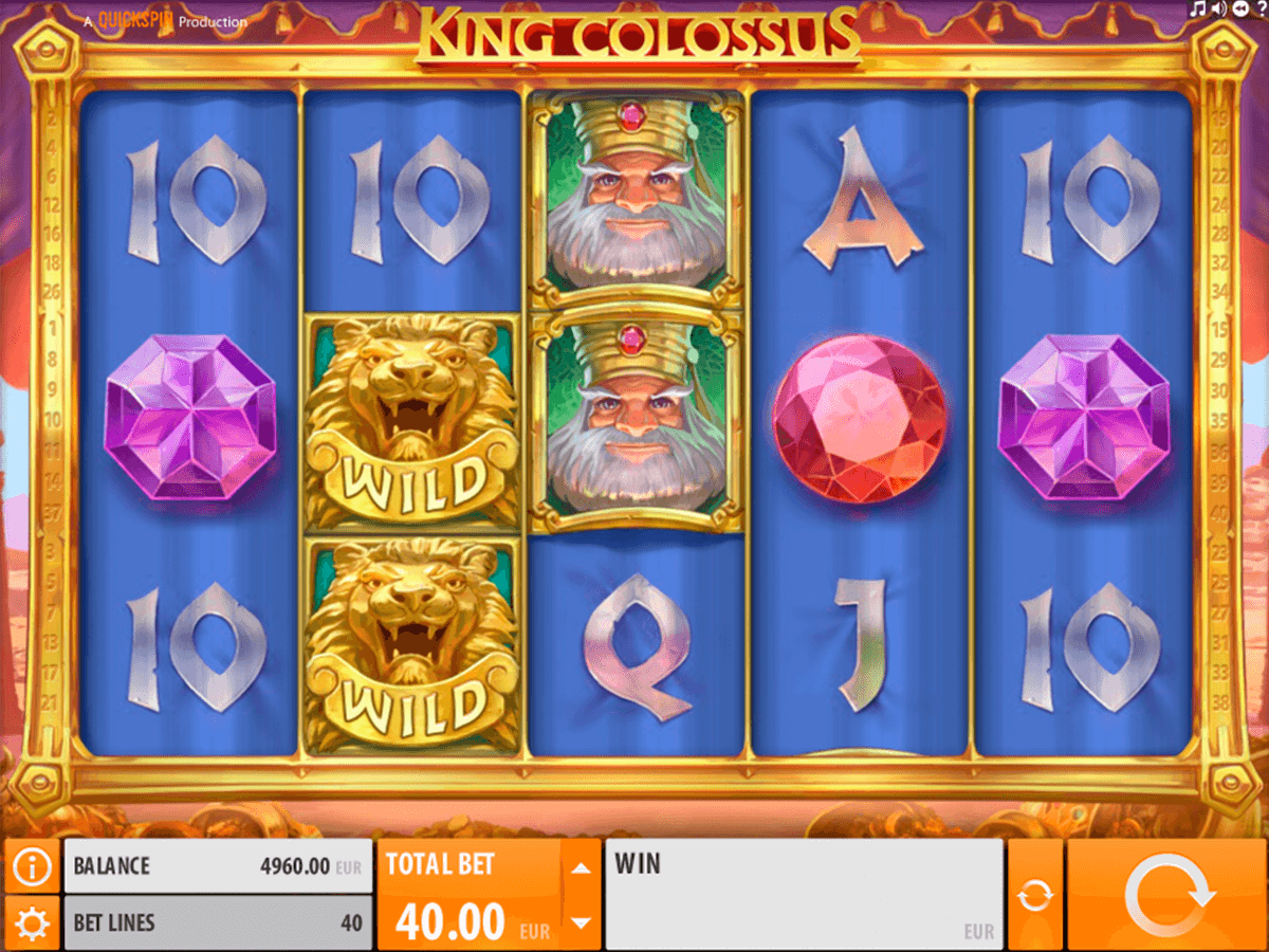 king colossus quickspin jogo casino online 