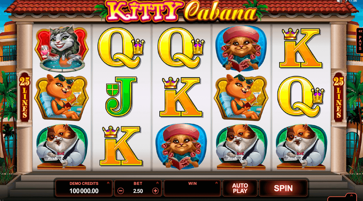 kitty cabana microgaming jogo casino online 