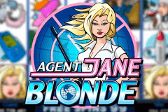 logo agent jane blonde microgaming caça niquel 