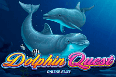 logo dolphin quest microgaming caça niquel 