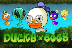 logo ducks n eggs pragmatic caça niquel 