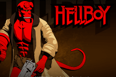 logo hellboy microgaming caça niquel 