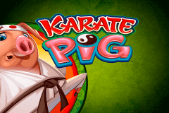 logo karate pig microgaming caça niquel 