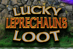 logo lucky leprechauns loot microgaming caça niquel 