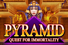 logo pyramid quest for immortality netent caça niquel 