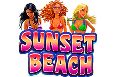 logo sunset beach playtech caça niquel 