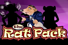 logo the rat pack microgaming caça niquel 