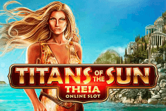 logo titans of the sun theia microgaming caça niquel 