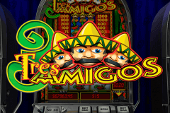 logo tres amigos playtech caça niquel 