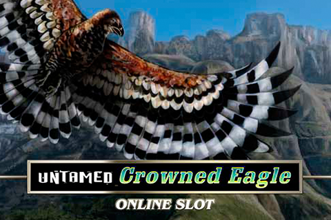 logo untamed crowned eagle microgaming 