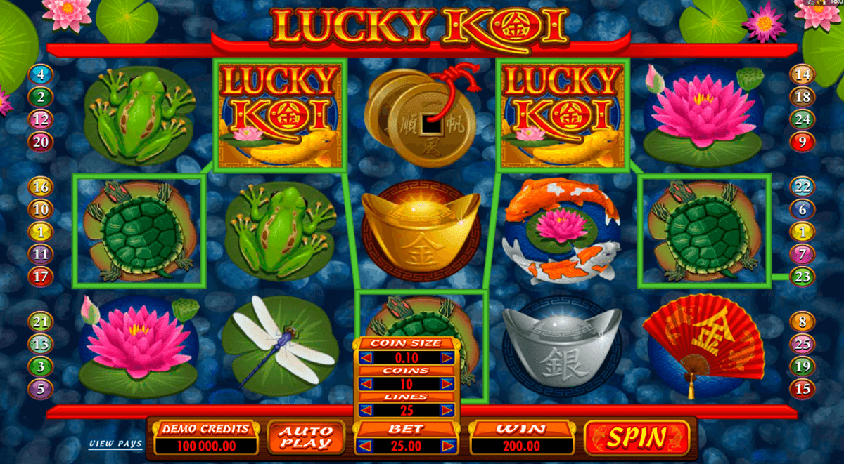lucky koi microgaming jogo casino online 