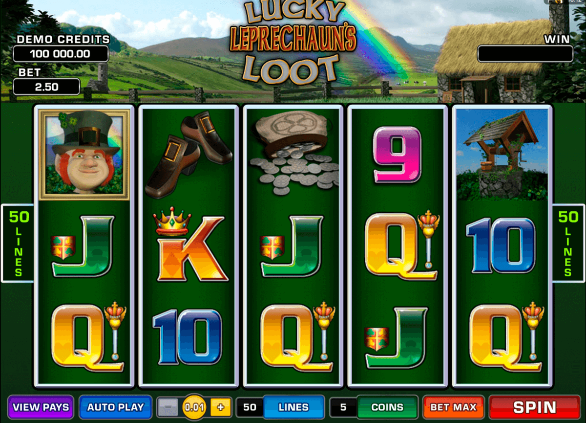 lucky leprechauns loot microgaming jogo casino online