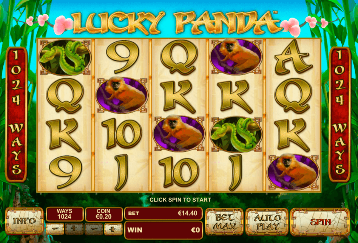 lucky panda playtech jogo casino online 