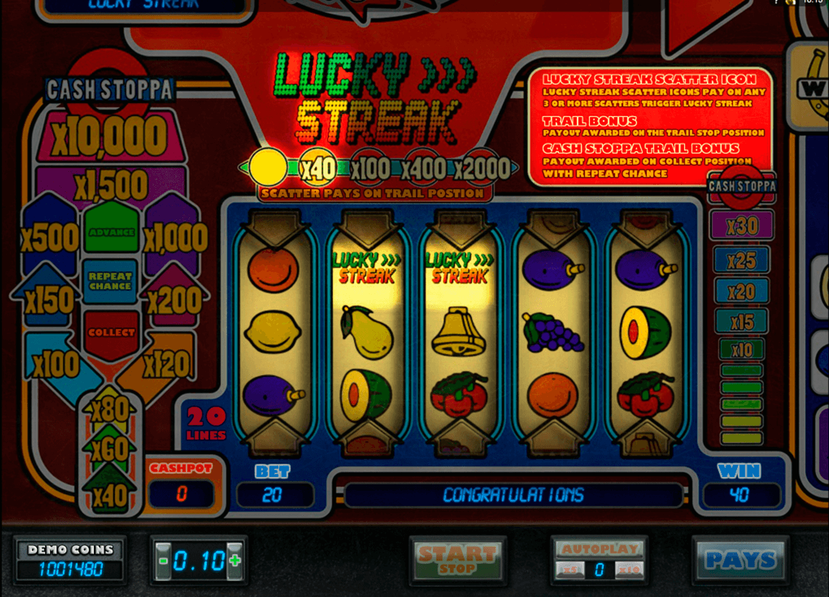 lucky streak microgaming jogo casino online 