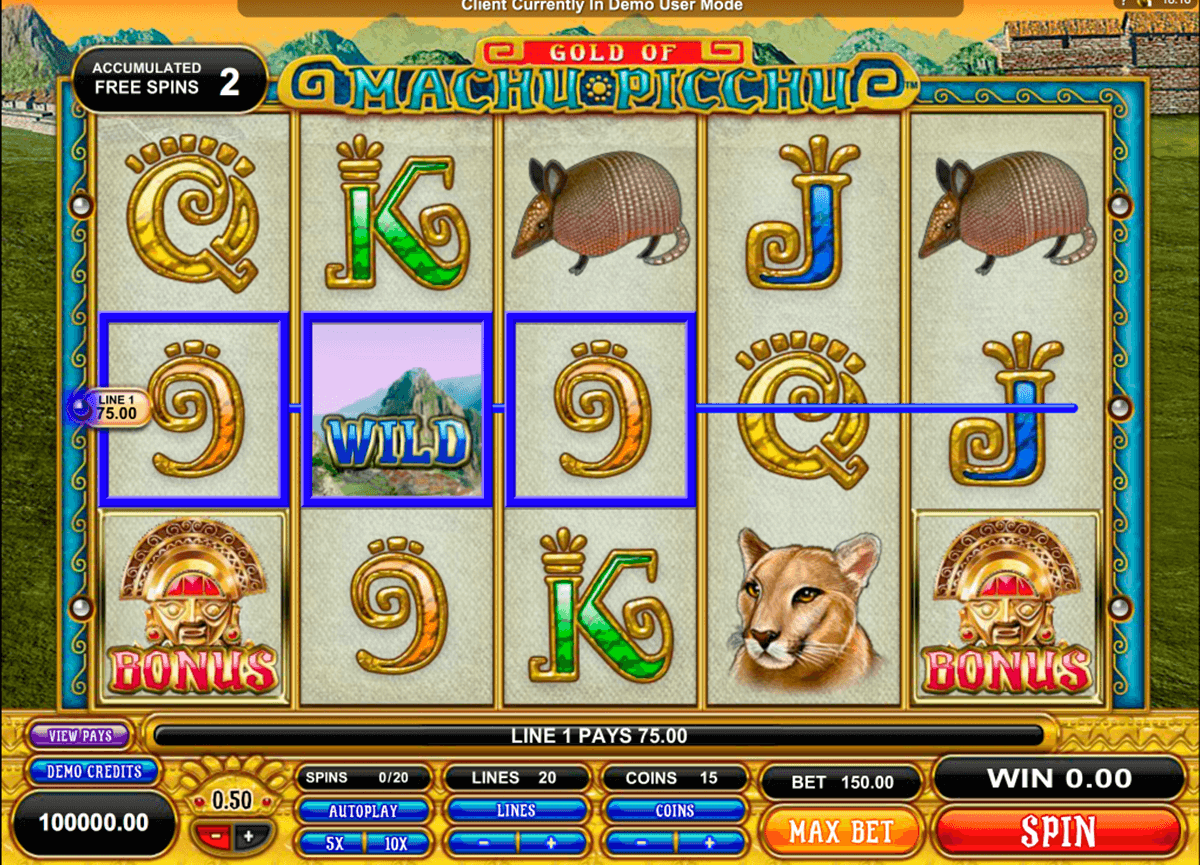 machu picchu microgaming jogo casino online 