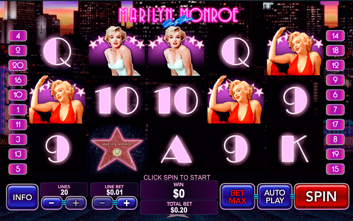 marilyn monroe playtech jogo casino online 