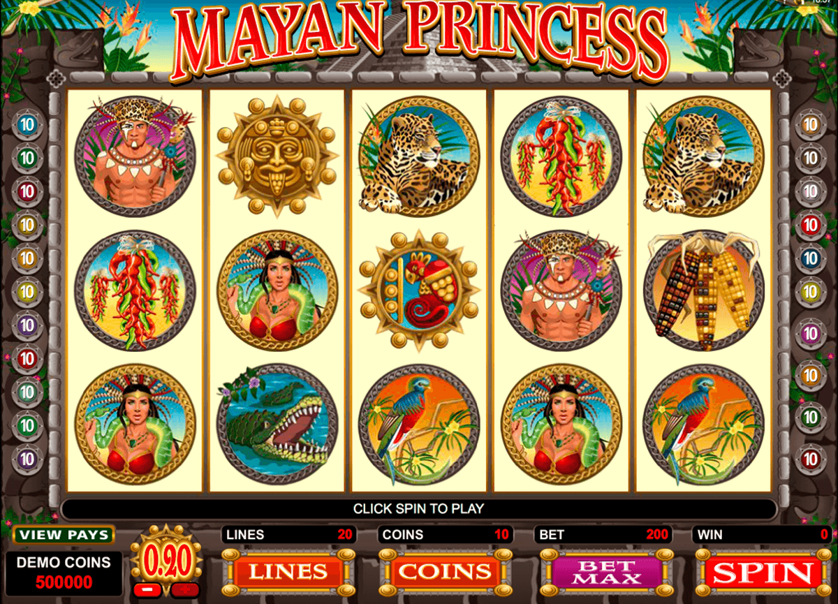 mayan princess microgaming jogo casino online 