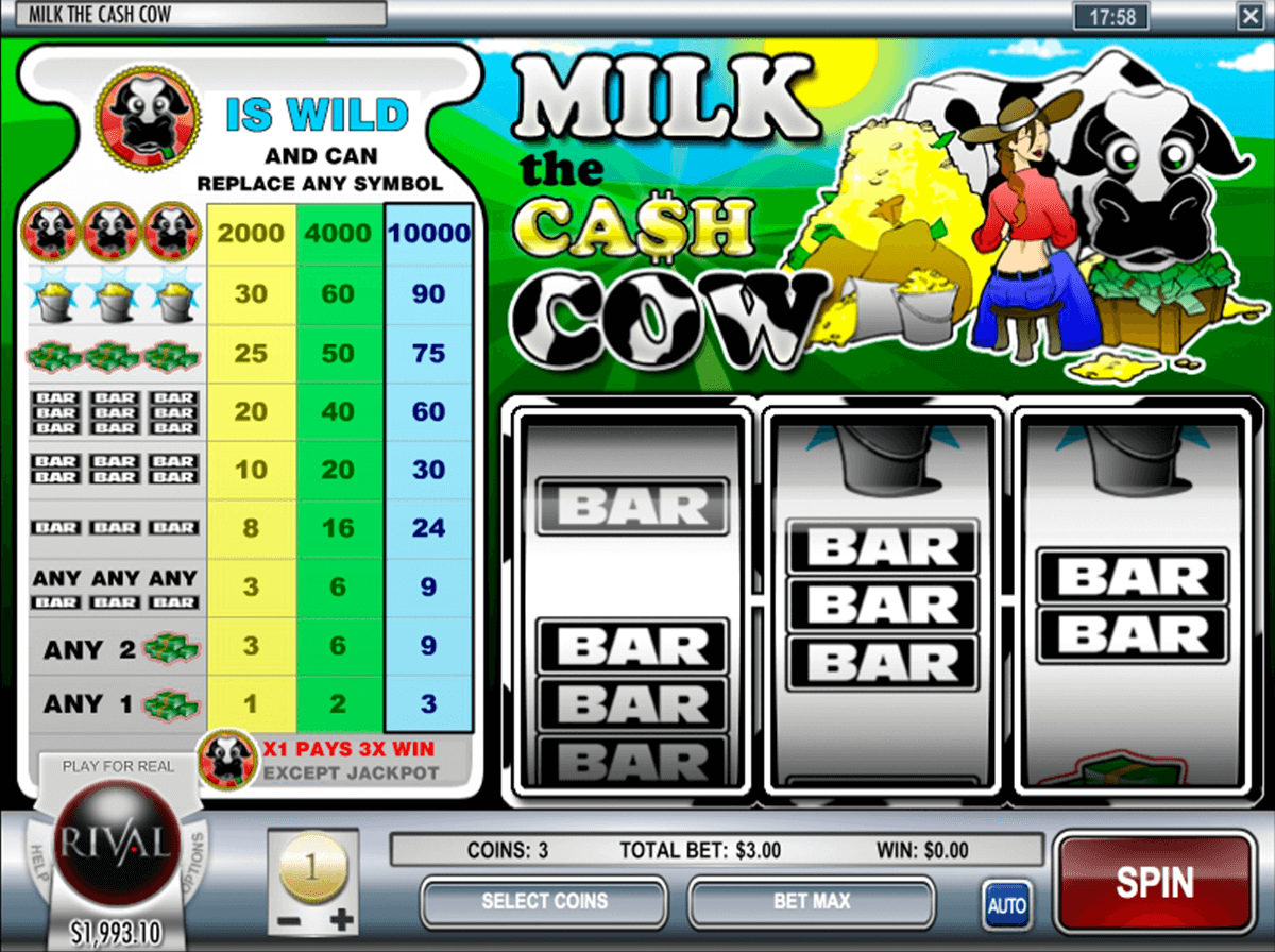 milk the cash cow rival jogo casino online