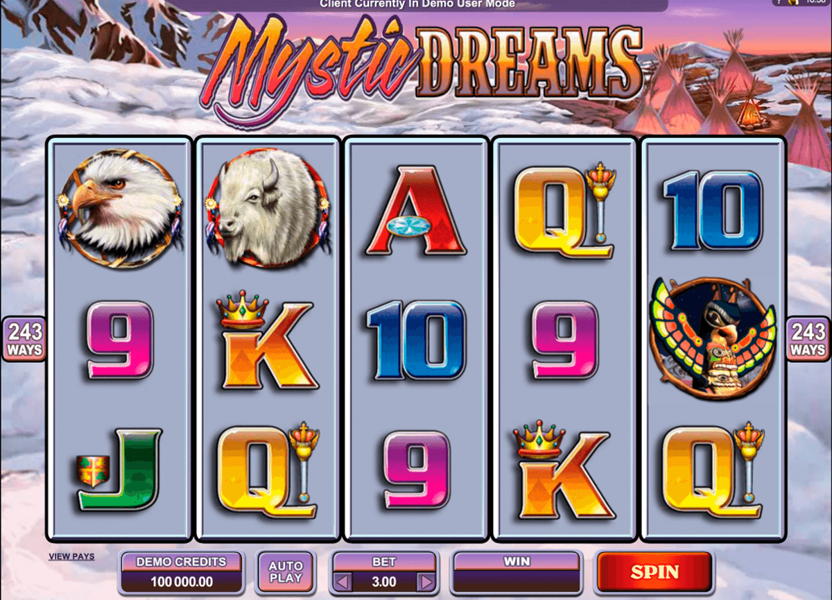 mystic dreams microgaming jogo casino online 