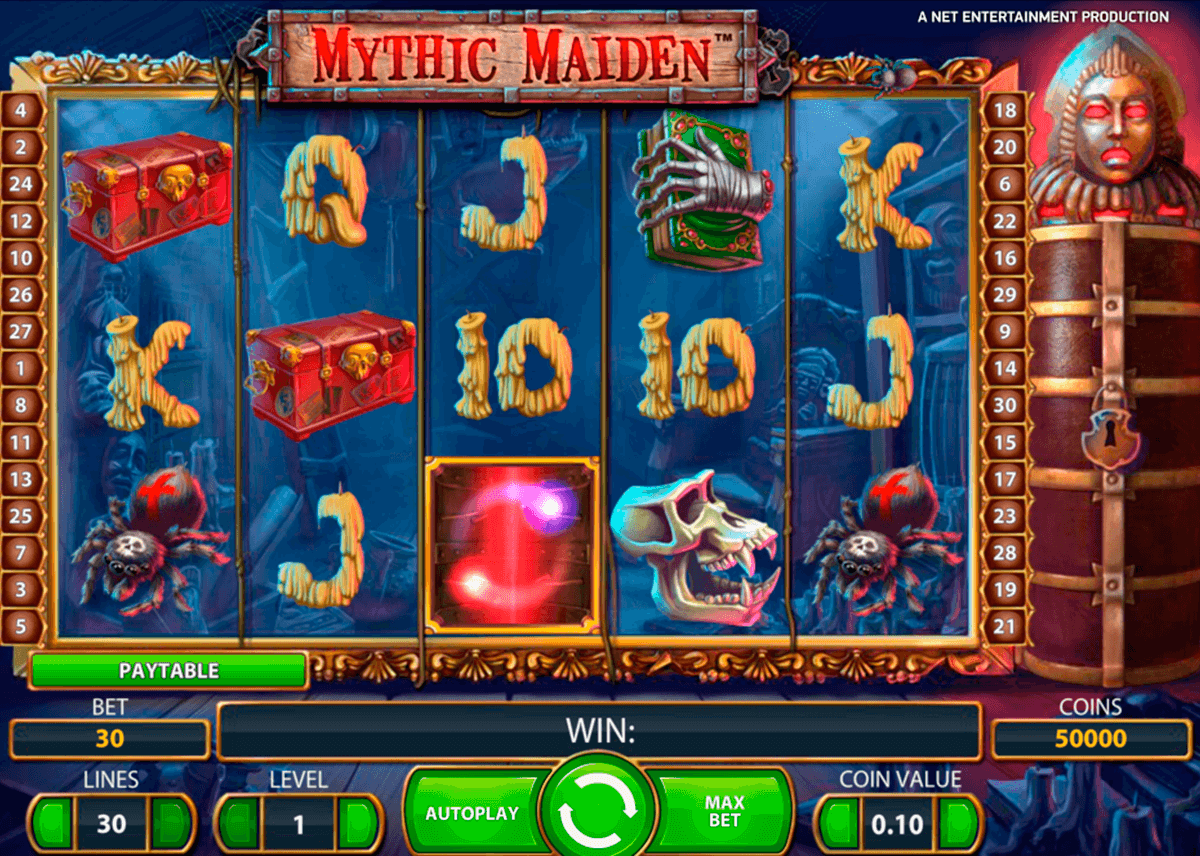 mythic maiden netent jogo casino online 