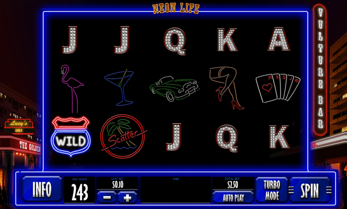 neon life playtech jogo casino online 