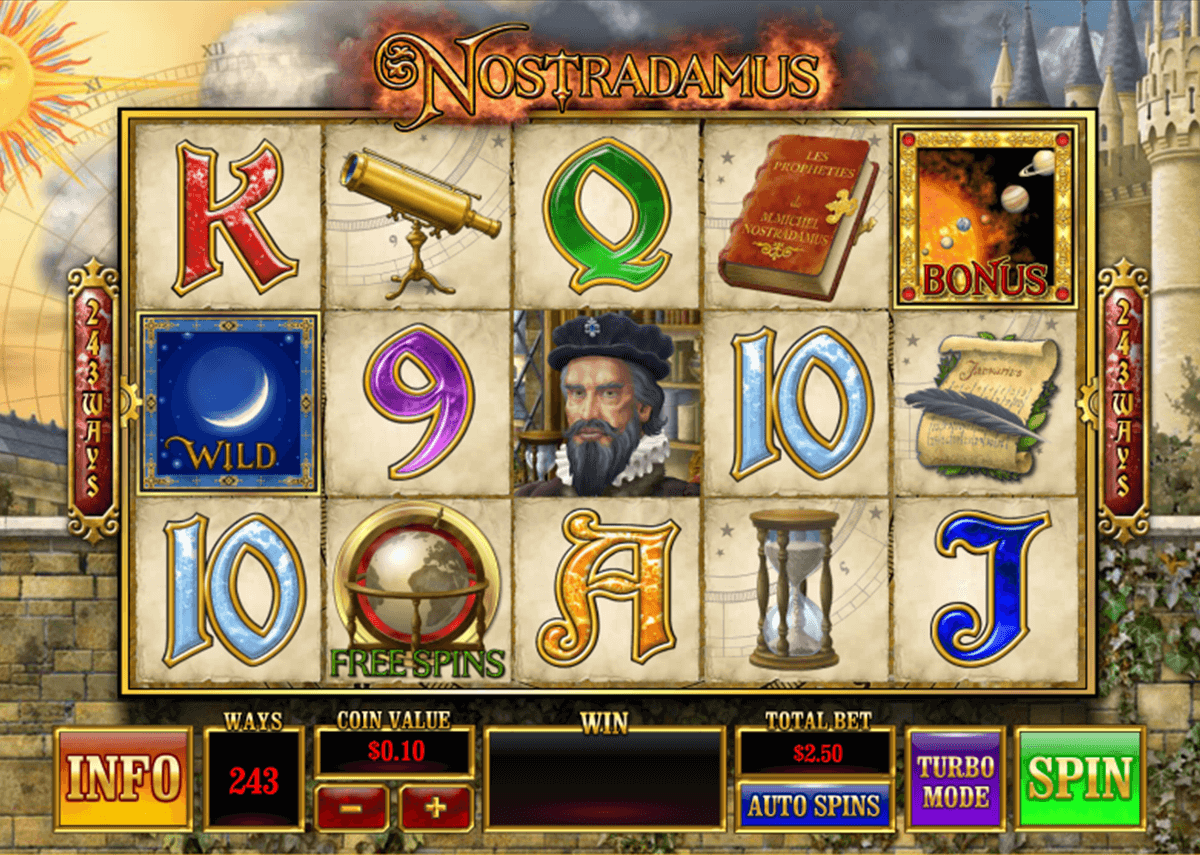 nostradamus playtech jogo casino online 