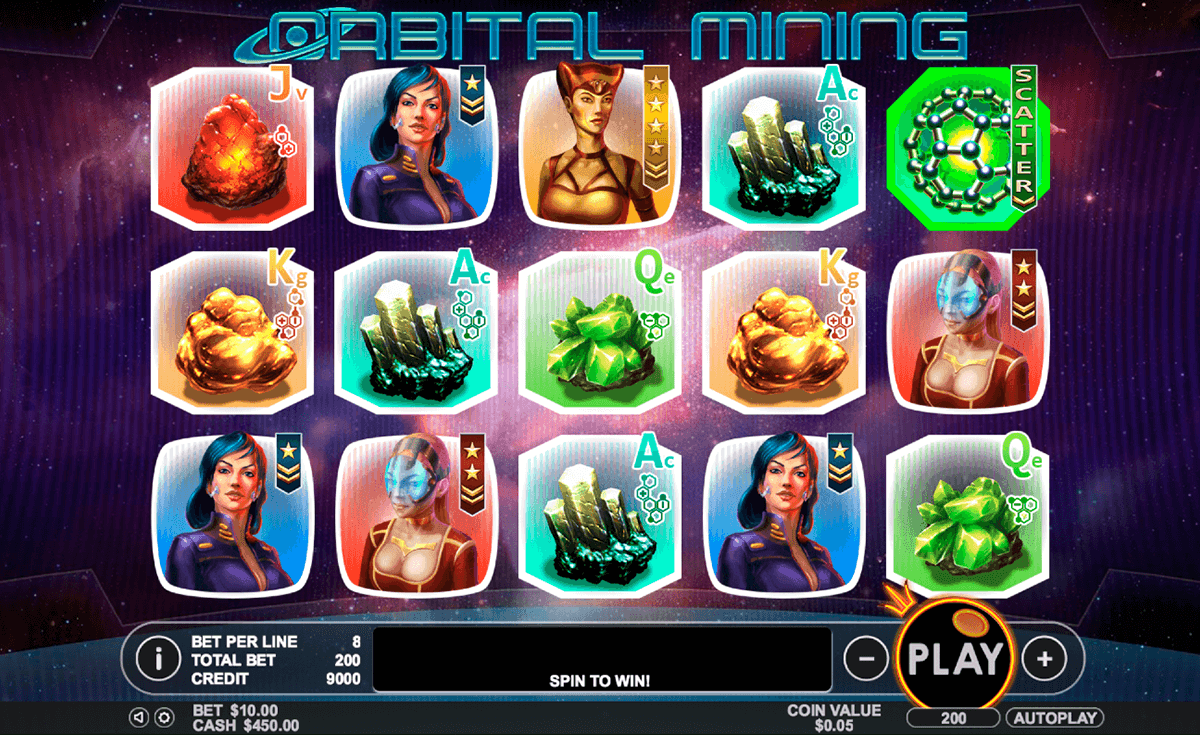 orbital mining pragmatic jogo casino online 