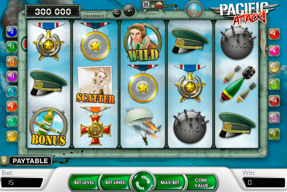 pacific attack netent jogo casino online 