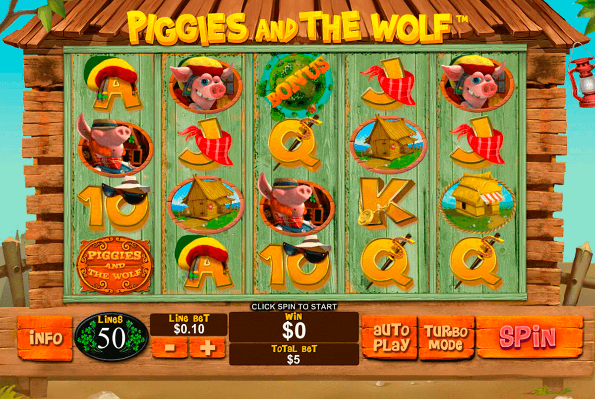 piggies and the wolf playtech jogo casino online