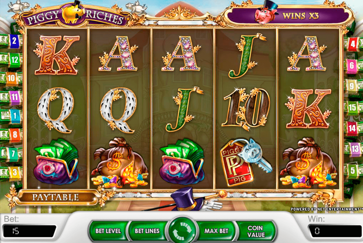 piggy riches netent jogo casino online 