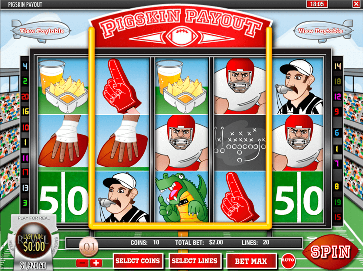 pigskin payout rival jogo casino online 