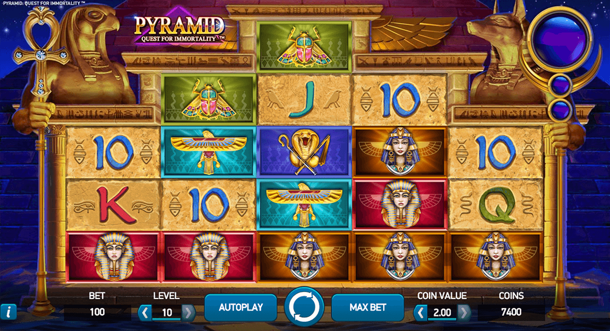pyramid quest for immortality netent jogo casino online