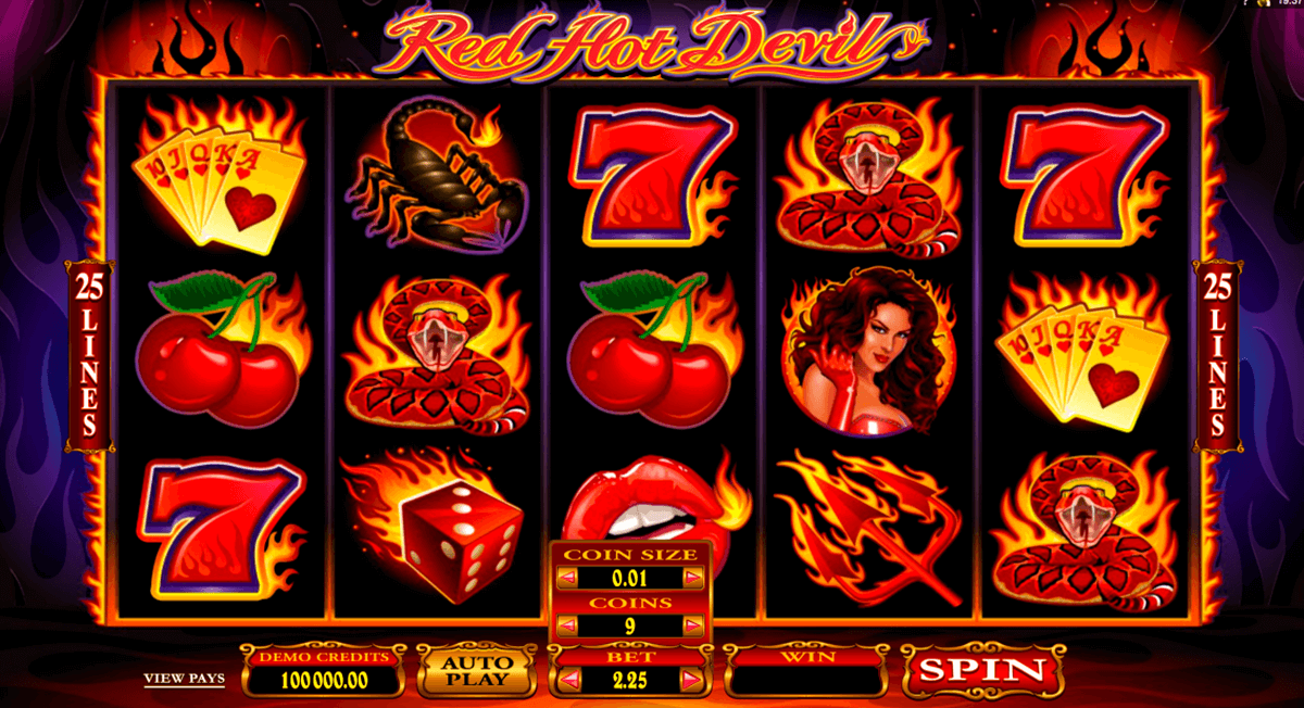 red hot devil microgaming jogo casino online