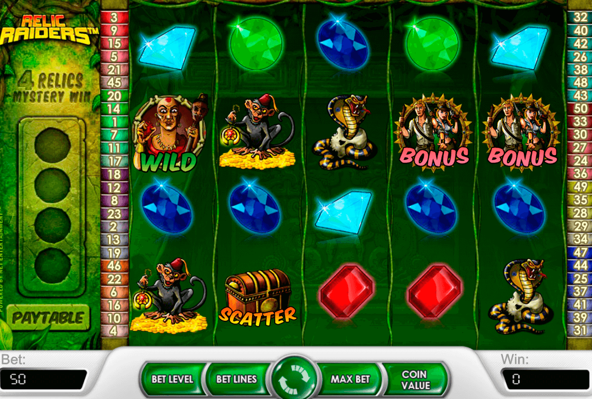 relic raiders netent jogo casino online 