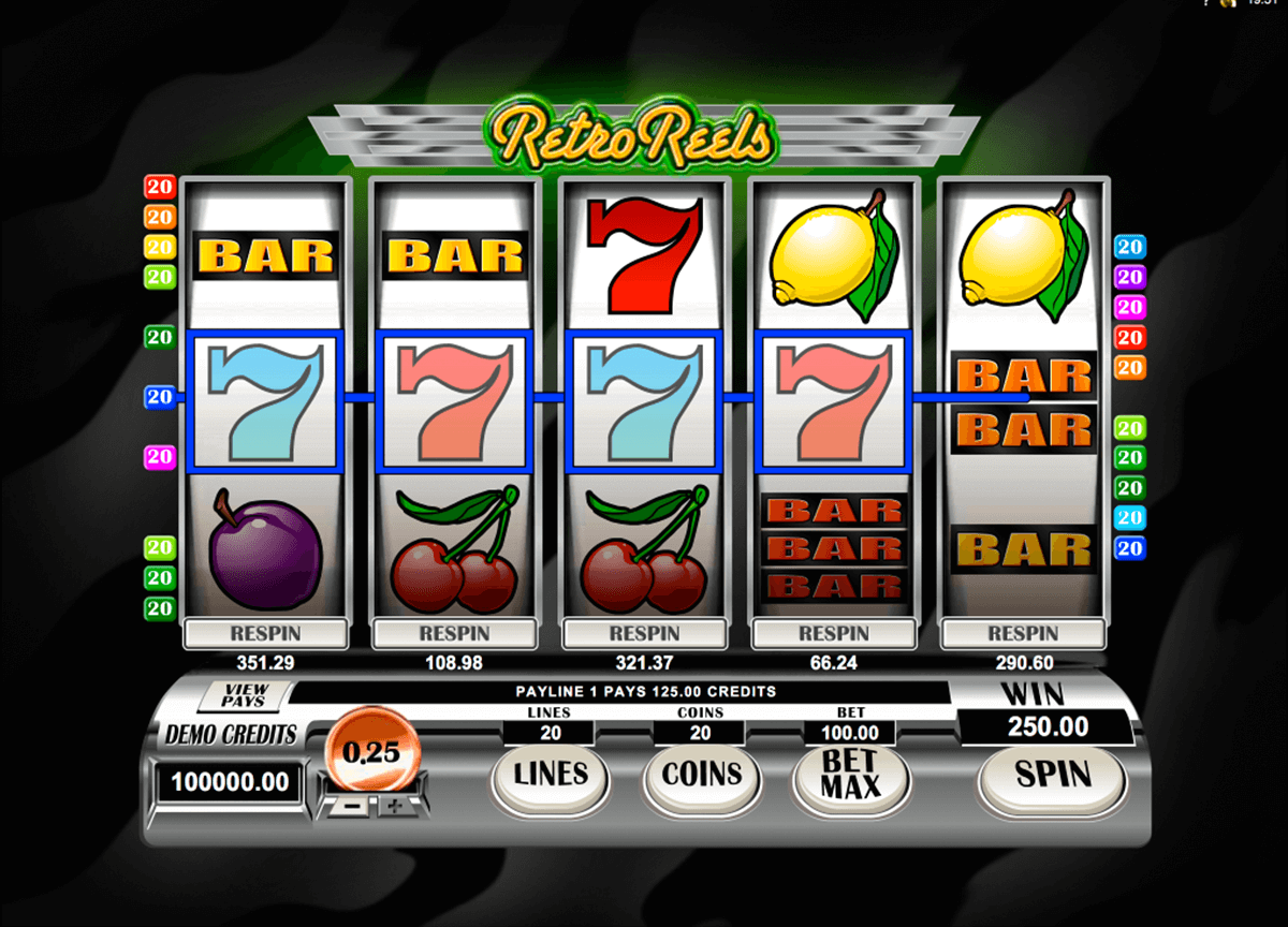 retroreels microgaming jogo casino online