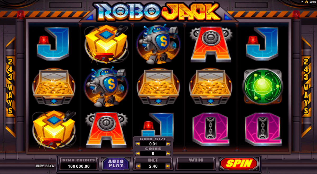 robojack microgaming jogo casino online 