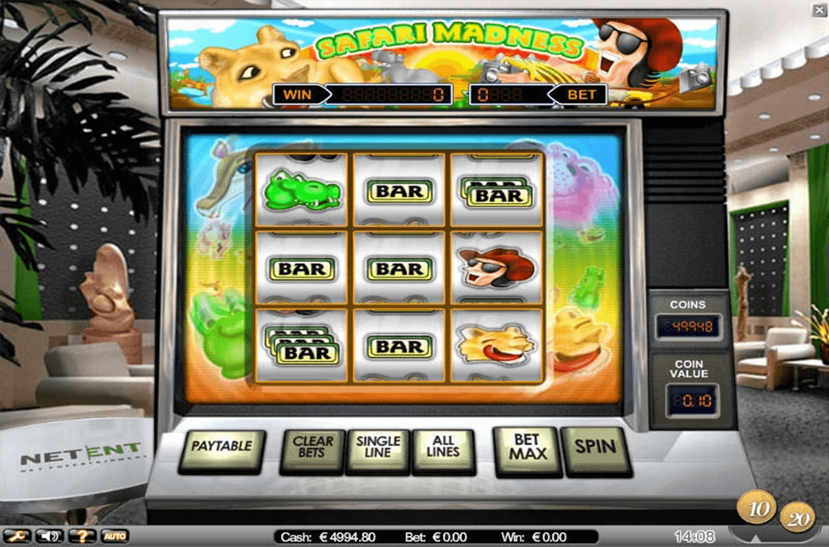 safari madness netent jogo casino online 
