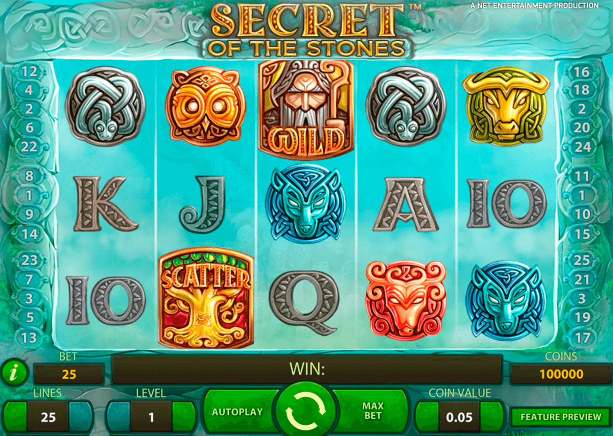 secret of the stones netent jogo casino online 
