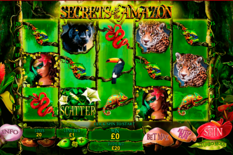 secrets of the amazon playtech jogo casino online 